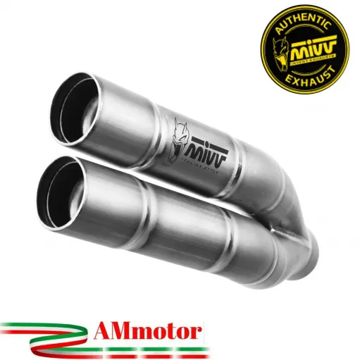 Mivv Ducati Multistrada 1200 Enduro Terminale Di Scarico Marmitta Double Gun Inox Moto