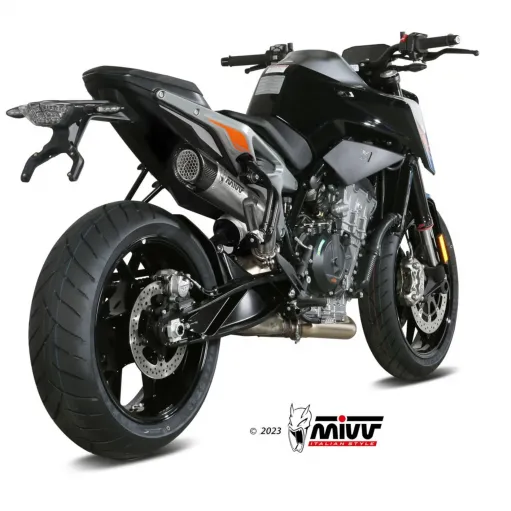 Mivv Ktm 790 Duke Terminale Di Scarico Moto Marmitta X-M5 Titanio Omologato