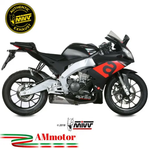 Mivv Aprilia RS 125 17 - 2020 Terminale Di Scarico Moto Marmitta Delta Race Inox
