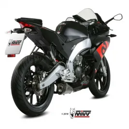 Mivv Aprilia RS 125 17 - 2020 Terminale Di Scarico Moto Marmitta Delta Race Inox 2
