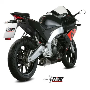 Mivv Aprilia RS 125 17 - 2020 Terminale Di Scarico Moto Marmitta Delta Race Inox