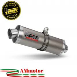 Mivv Aprilia Rsv 1000 98 - 2003 Terminale Di Scarico Per Moto Marmitta Ovale Titanio