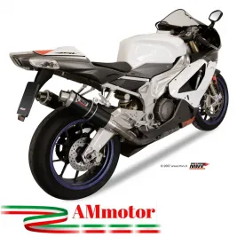 Mivv Aprilia Rsv 1000 04 - 2008 Terminali Di Scarico Per Moto Marmitte GP Inox Nero