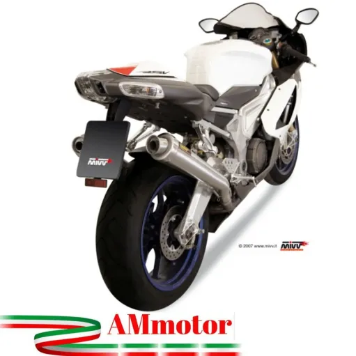 Mivv Aprilia Rsv 1000 04 - 2008 Terminali Di Scarico Per Moto Marmitte X-Cone Inox