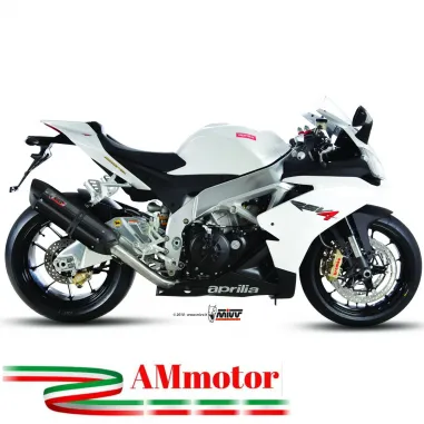 Mivv Aprilia Rsv4 09 - 2016 Terminale Di Scarico Per Moto Marmitta Suono Inox Nero