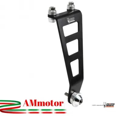 Kit Staffa Monoposto Per Aprilia Rsv4 2009 - 2016 Scarico Moto Mivv Silenziatore Suono