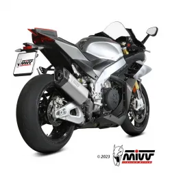 Mivv Aprilia Rsv4 21 - 2023 Terminale Di Scarico Per Moto Marmitta SR-1 Titanio 2