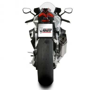 Mivv Aprilia Rsv4 21 - 2023 Terminale Di Scarico Per Moto Marmitta SR-1 Titanio