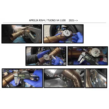 Mivv Aprilia Rsv4 21 - 2023 Terminale Di Scarico Per Moto Marmitta SR-1 Titanio