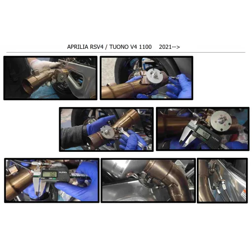 Mivv Aprilia Rsv4 21 - 2023 Terminale Di Scarico Per Moto Marmitta SR-1 Titanio