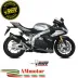 Mivv Aprilia Rsv4 21 - 2023 Terminale Di Scarico Per Moto Marmitta SR-1 Titanio Nero