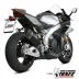 Mivv Aprilia Rsv4 21 - 2023 Terminale Di Scarico Per Moto Marmitta SR-1 Titanio Nero