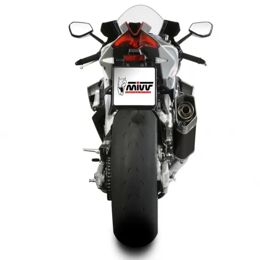 Mivv Aprilia Rsv4 21 - 2023 Terminale Di Scarico Per Moto Marmitta SR-1 Titanio Nero