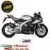 Mivv Aprilia Rsv4 21 - 2023 Terminale Di Scarico Per Moto Marmitta SR-1 Titanio Nero Racing