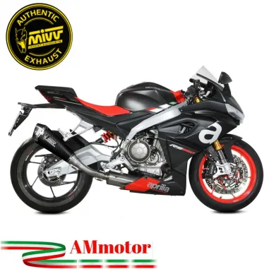 Scarico Completo Mivv Aprilia RS 660 Terminale Moto Delta Race Carbonio