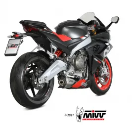 Scarico Completo Mivv Aprilia RS 660 Terminale Moto Delta Race Inox 2