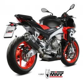 Scarico Completo Mivv Aprilia Tuono 660 Terminale Per Moto Delta Race Carbonio 2