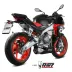 Scarico Completo Mivv Aprilia Tuono 660 Terminale Per Moto Delta Race Inox