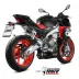 Scarico Completo Mivv Aprilia Tuono 660 Terminale Per Moto Delta Race Inox Nero