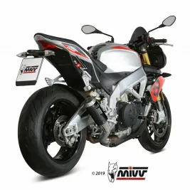 Mivv Aprilia Tuono V4 1100 18 - 2020 Terminale Di Scarico Moto Marmitta MK3 Carbonio 2