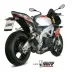 Mivv Aprilia Tuono V4 1100 18 - 2020 Terminale Di Scarico Moto Marmitta MK3 Inox Nero