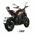Mivv Benelli 502C Terminale Di Scarico Per Moto Marmitta Double Gun Inox Nero