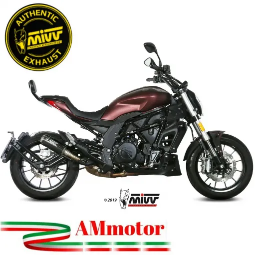 Mivv Benelli 502C Terminale Di Scarico Per Moto Marmitta Mk3 Carbonio