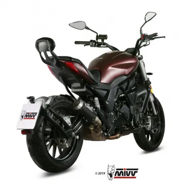 Mivv Benelli 502C Terminale Di Scarico Per Moto Marmitta Mk3 Carbonio