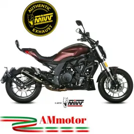 Mivv Benelli 502C Terminale Di Scarico Per Moto Marmitta Mk3 Inox Nero