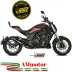 Mivv Benelli 502C Terminale Di Scarico Per Moto Marmitta Mk3 Inox Nero