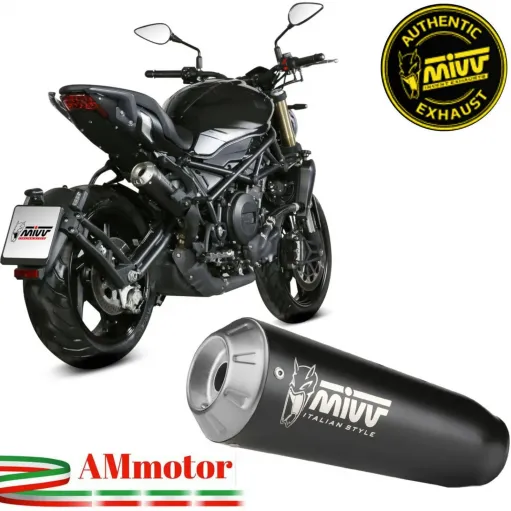 Mivv Benelli 752 S Terminale Di Scarico Per Moto Marmitta X-M1 Inox Nero