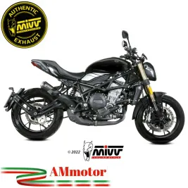 Mivv Benelli 752 S Terminale Di Scarico Per Moto Marmitta X-M1 Inox Nero 2