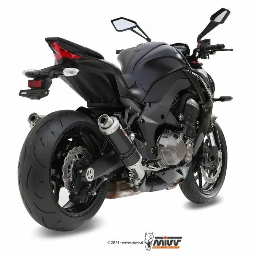 Mivv Gp Black Z 1000 2014 2020 Kawasaki Scarico Terminali Moto