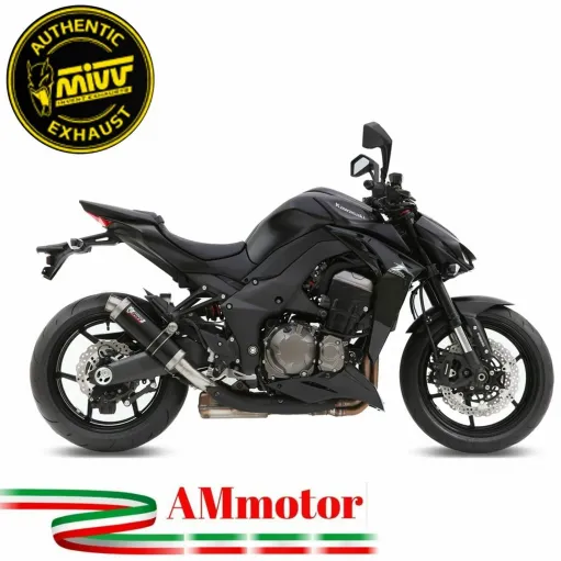 Mivv Gp Black Z 1000 2014 2020 Kawasaki Scarico Terminali Moto