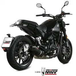 Mivv Benelli Leoncino 500 Terminale Di Scarico Per Moto Marmitta Oval Carbon Cap 2