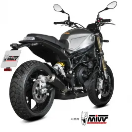 Mivv Benelli Leoncino 800 Terminale Di Scarico Per Moto Marmitta X-M1 Inox Nero 2