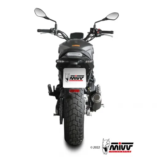 Mivv Benelli Leoncino 800 Terminale Di Scarico Per Moto Marmitta Mk3 Carbonio