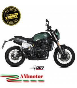 Mivv Benelli Leoncino 800 Trail Terminale Di Scarico Per Moto Marmitta X-M1 Inox Nero