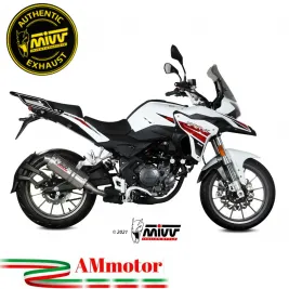 Mivv Benelli Trk 251 Terminale Di Scarico Per Moto Marmitta Ovale Inox