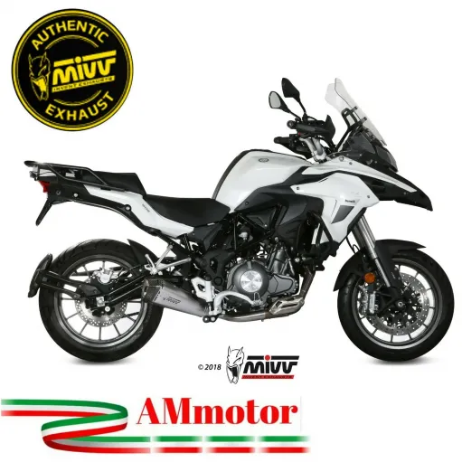 Mivv Benelli Trk 502 Terminale Di Scarico Per Moto Marmitta Delta Race Inox