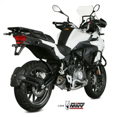 Mivv Benelli Trk 502 Terminale Di Scarico Per Moto Marmitta Delta Race Inox