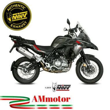 Mivv Benelli Trk 502 X Terminale Di Scarico Per Moto Marmitta Speed Edge Inox