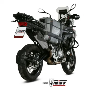 Mivv Benelli Trk 502 X Terminale Di Scarico Per Moto Marmitta Speed Edge Inox