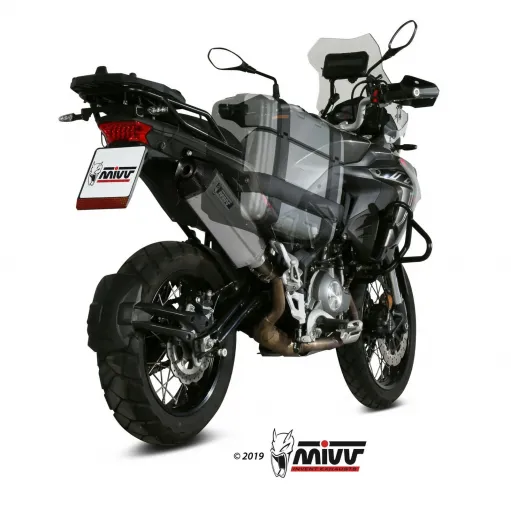 Mivv Benelli Trk 502 X Terminale Di Scarico Per Moto Marmitta Speed Edge Inox