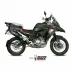 Mivv Benelli Trk 502 X Terminale Di Scarico Per Moto Marmitta Speed Edge Inox Nero