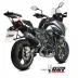 Mivv Benelli Trk 702 / X Terminale Di Scarico Per Moto Marmitta Oval Carbon Cap