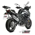 Mivv Benelli Trk 702 / X Terminale Di Scarico Per Moto Marmitta Oval Inox Carbon Cap