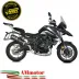 Mivv Benelli Trk 702 / X Terminale Di Scarico Per Moto Marmitta Oval Inox Nero Carbon Cap