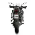 Mivv Benelli Trk 702 / X Terminale Di Scarico Per Moto Marmitta Oval Inox Nero Carbon Cap