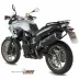 Mivv Bmw F 700 GS 12 - 2017 Terminale Di Scarico Moto Marmitta Speed Edge Inox Nero